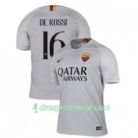 AS Roma Dres De Rossi 16 Gostujući 2018/19 Kratkih Rukava